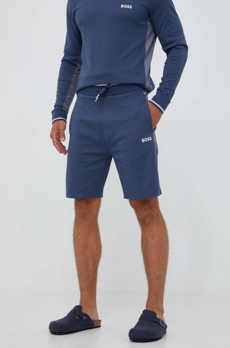 Шорти лаунж BOSS колір блакитний