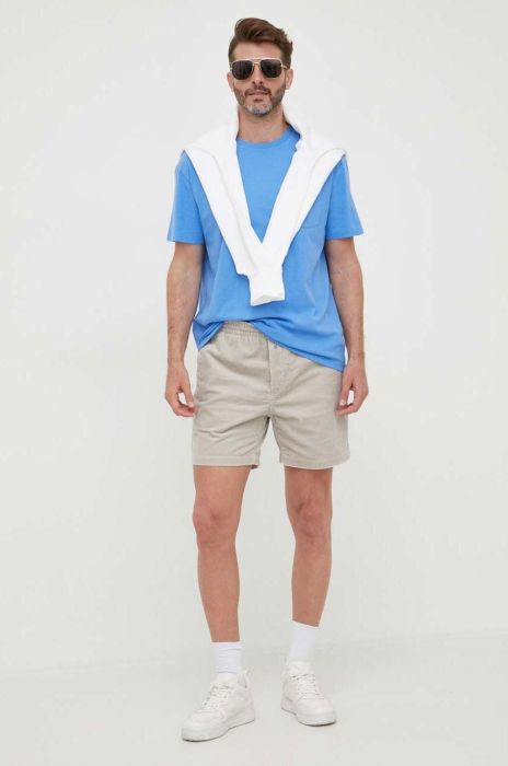 Вельветові шорти Polo Ralph Lauren колір бежевий