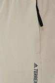 Шорти outdoor adidas TERREX Liteflex колір бежевий