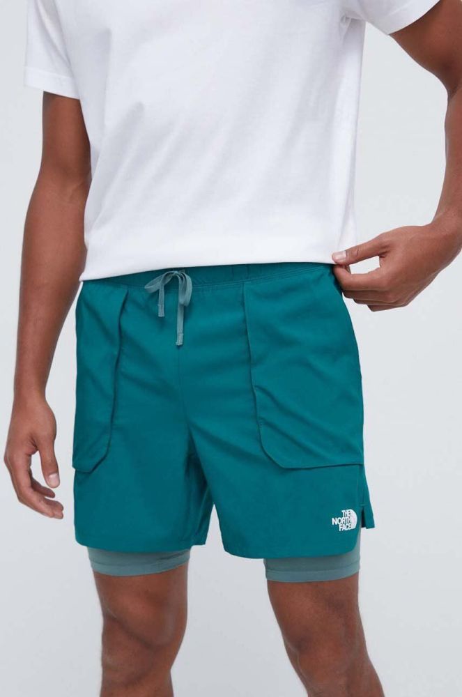 Спортивні шорти The North Face Sunriser чоловічі колір зелений