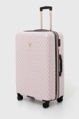 Валіза Guess колір рожевий (3294239)