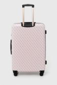 Валіза Guess колір рожевий (3294239)