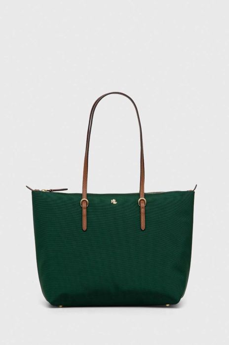 Сумочка Lauren Ralph Lauren колір зелений (3543595)