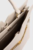 Шкіряна сумочка Marciano Guess колір бежевий