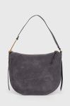 Замшева сумочка Coccinelle колір сірий (3373554)