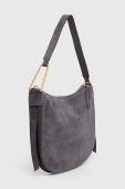 Замшева сумочка Coccinelle колір сірий (3373554)