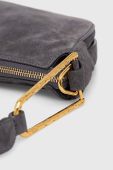 Замшева сумочка Coccinelle колір сірий (3373554)