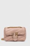 Шкіряна сумочка Pinko колір рожевий (3432466)