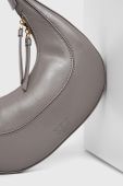 Шкіряна сумочка Pinko колір сірий (3432483)