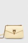 Шкіряна сумочка Pinko колір жовтий (3432496)