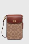 Чохол для телефону Coach колір коричневий