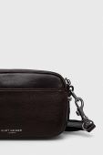 Шкіряна сумочка Kurt Geiger London колір коричневий (3558797)