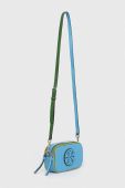 Шкіряна сумочка Tory Burch колір блакитний (3274584)
