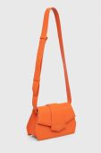 Шкіряна сумочка Patrizia Pepe колір помаранчевий (3375419)