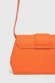 Шкіряна сумочка Patrizia Pepe колір помаранчевий (3375419)