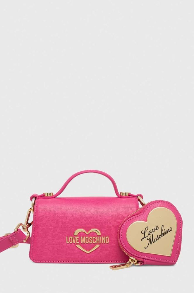 Сумочка Love Moschino колір рожевий (3382100)