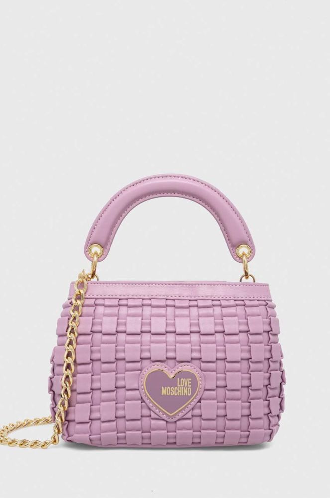 Сумочка Love Moschino колір фіолетовий (3384236)