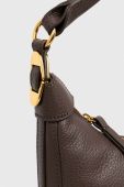 Шкіряна сумочка Coccinelle колір коричневий (3529557)