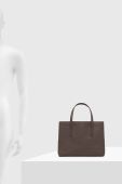 Шкіряна сумочка Coccinelle колір коричневий (3529560)