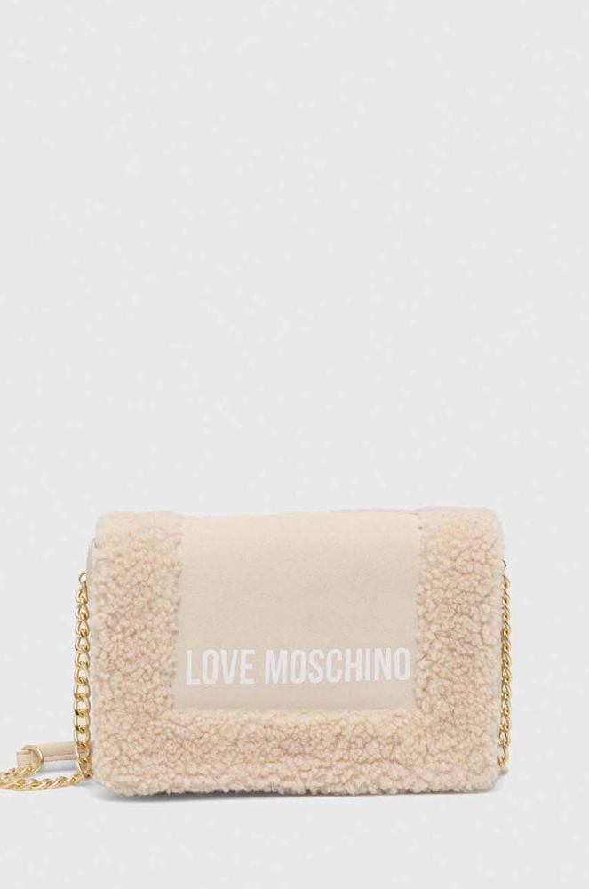 Сумочка Love Moschino колір бежевий (3622583)