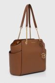 Шкіряна сумочка MICHAEL Michael Kors колір коричневий (3468018)