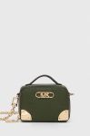 Шкіряний гаманець MICHAEL Michael Kors колір зелений