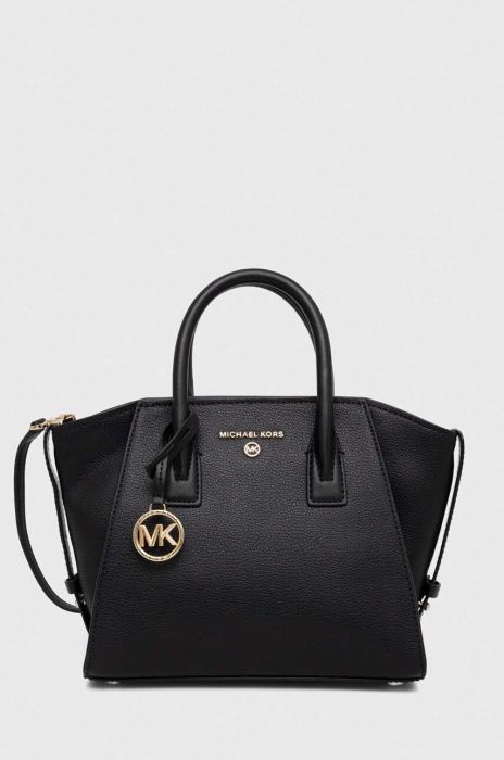 Шкіряна сумочка MICHAEL Michael Kors колір чорний (3468031)