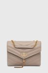 Шкіряна сумочка Twinset колір бежевий (3459740)