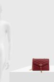 Шкіряна сумочка Twinset колір бордовий (3459741)