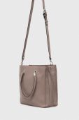 Шкіряна сумочка Twinset колір сірий (3455368)