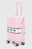 Валіза Chiara Ferragni колір рожевий (3395299)
