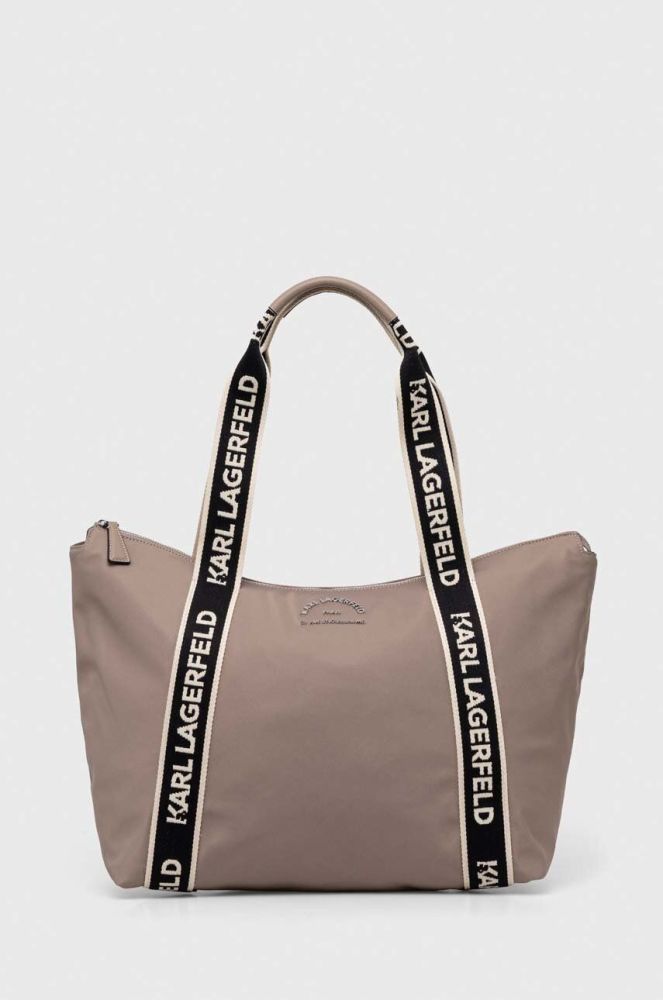 Сумочка Karl Lagerfeld колір сірий (3520505)