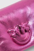 Шкіряна сумочка Pinko колір фіолетовий (3548077)