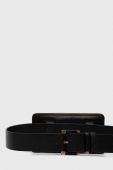 Шкіряний ремінь AllSaints колір чорний