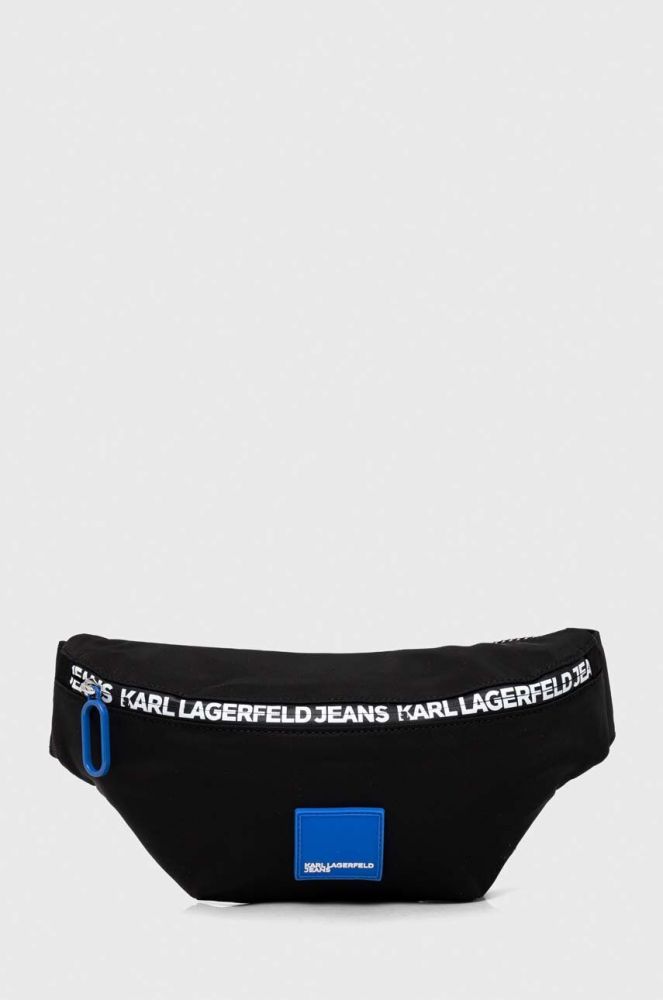 Сумка на пояс Karl Lagerfeld Jeans колір чорний (3524664)