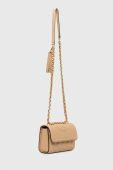 Шкіряна сумочка Tory Burch колір бежевий (3447662)
