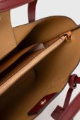 Шкіряна сумочка Tory Burch колір бордовий (3542732)