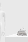 Шкіряна сумочка Karl Lagerfeld колір срібний (3490510)