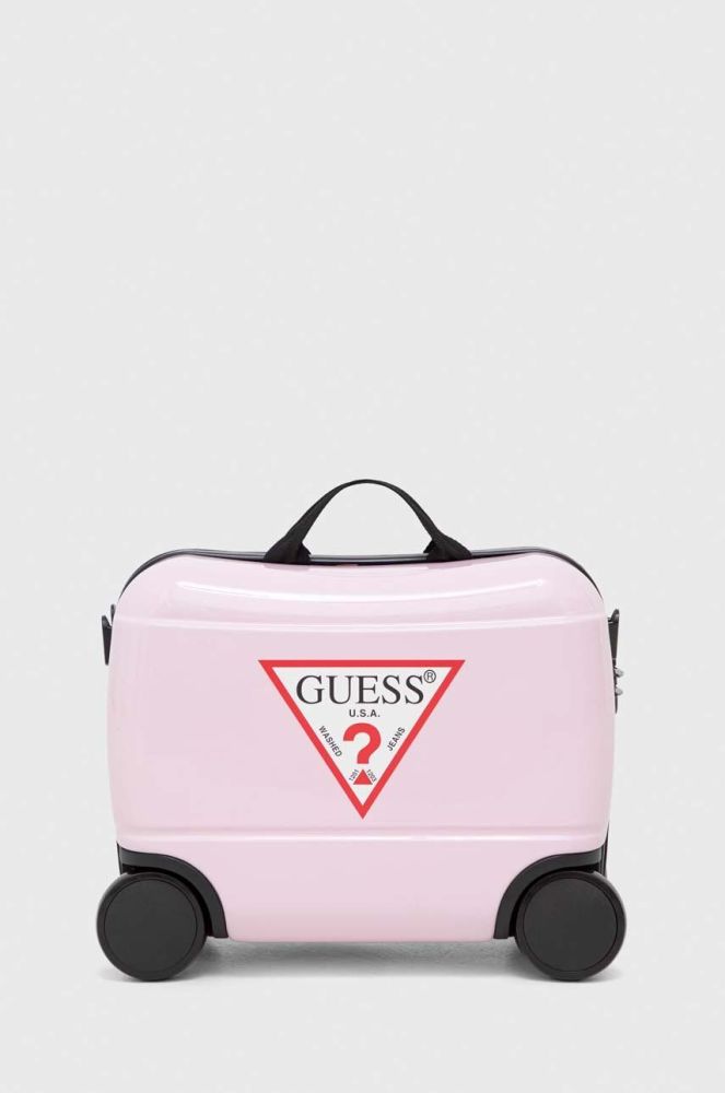Дитяча валіза Guess колір рожевий (3328660)