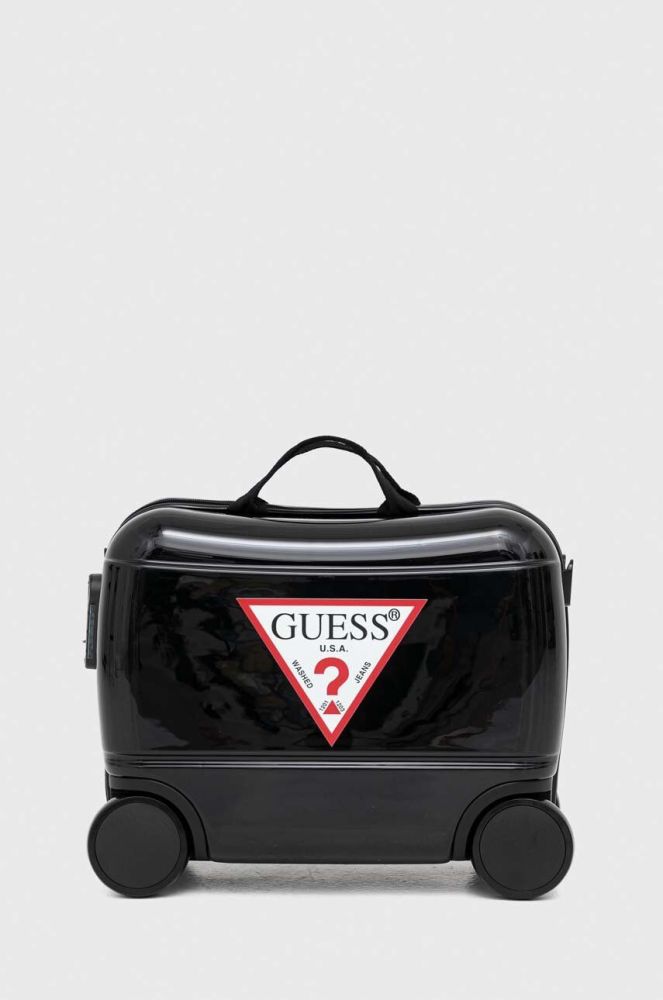 Дитяча валіза Guess колір чорний
