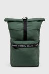 Рюкзак Tommy Jeans чоловічий колір зелений великий з принтом (3253884)