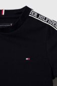 Дитяча футболка Tommy Hilfiger колір чорний з аплікацією (3508368)