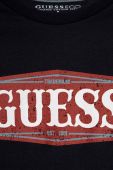 Дитячий бавовняний лонгслів Guess колір синій з принтом (3516360)