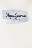 Дитяча бавовняна футболка Pepe Jeans колір білий з принтом (3487009)