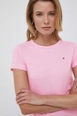 Бавовняна футболка Tommy Hilfiger колір рожевий (3328866)