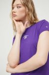 Футболка Tommy Jeans жіноча колір фіолетовий