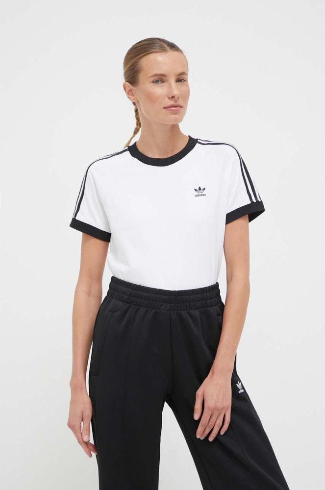 Бавовняна футболка adidas Originals колір білий (3482990)