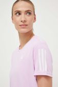 Бігова футболка  adidas Performance Own The Run колір рожевий