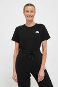 Футболка The North Face жіноча колір чорний
