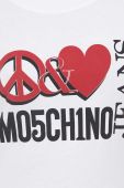 Бавовняна футболка Moschino Jeans колір білий (3403050)